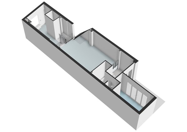 Floorplan - Fannius Scholtenstraat 42H, 1051 EZ Amsterdam